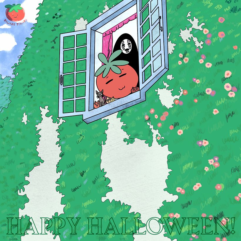 This is my Halloween illustration.