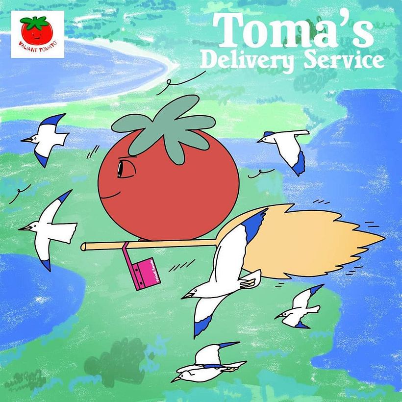 This is my version of "Kikis Delivery Service" of Studio Ghibli