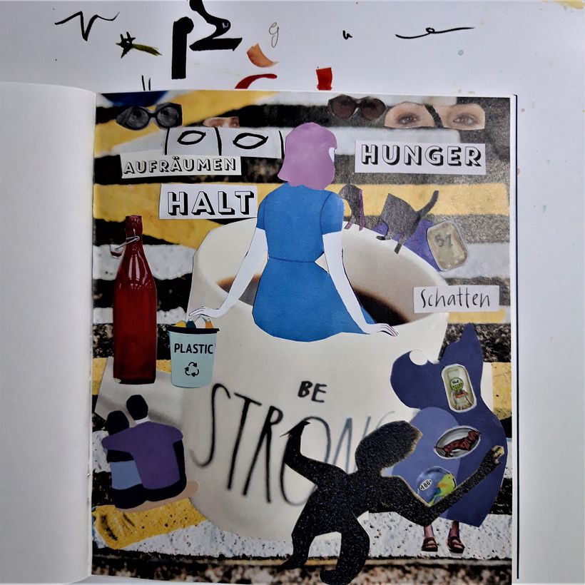 Day 30 - spuken - Collage