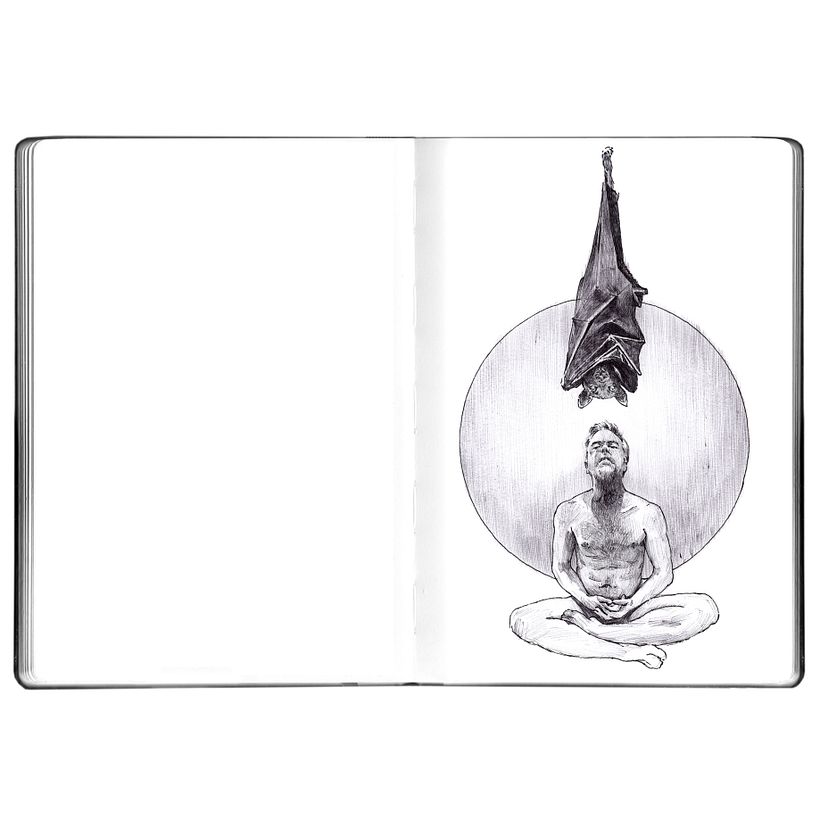 Day 31 - Bat [Can't believe this is the last one...I'll miss this drawing journey, and yet I'm grateful is over)