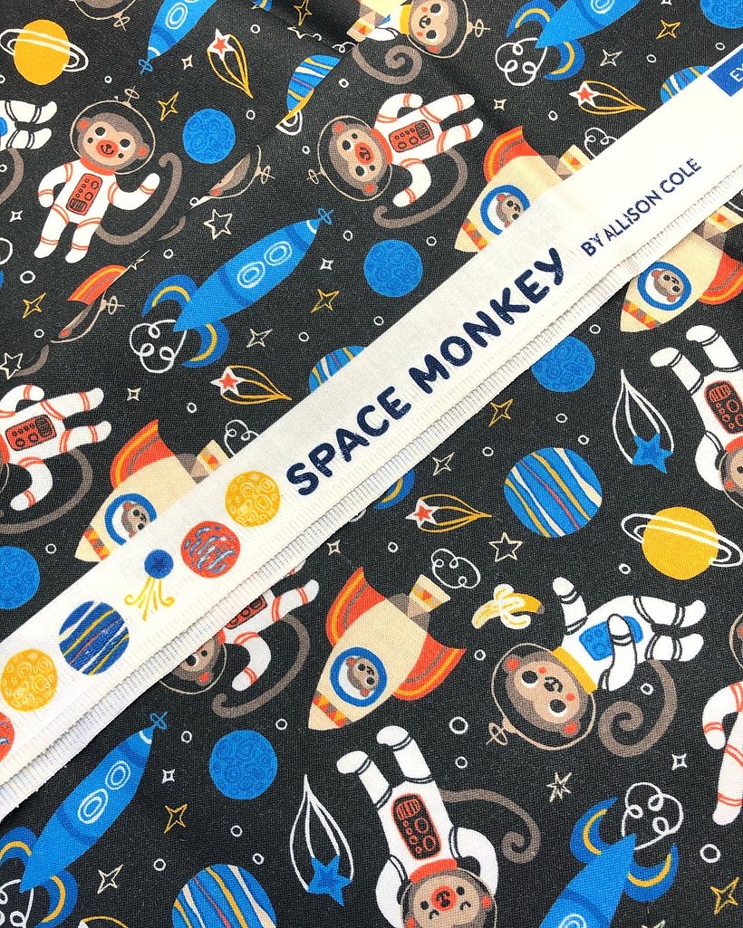 Fabric Collection - Space Monkeys 5