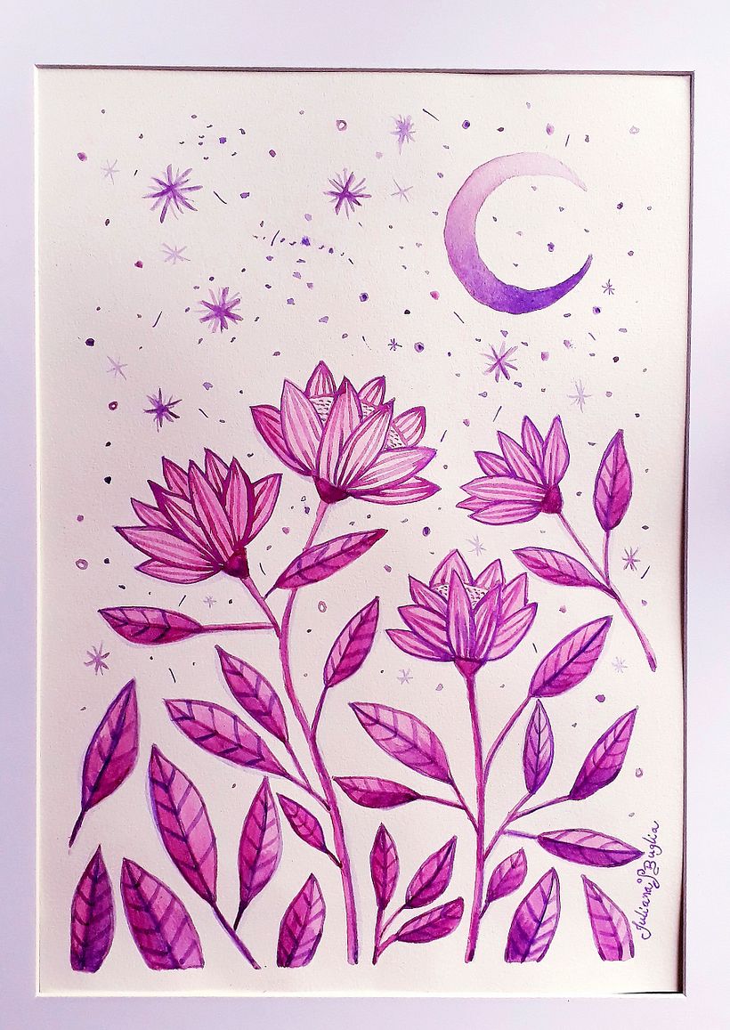 Monochromatic painting