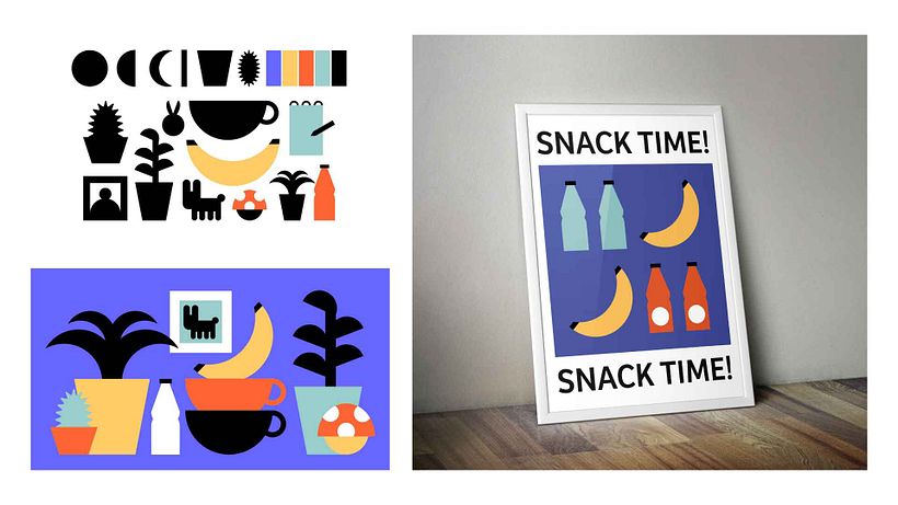 My project in Visual Identity Design: Clean and Simple Geometry course 5