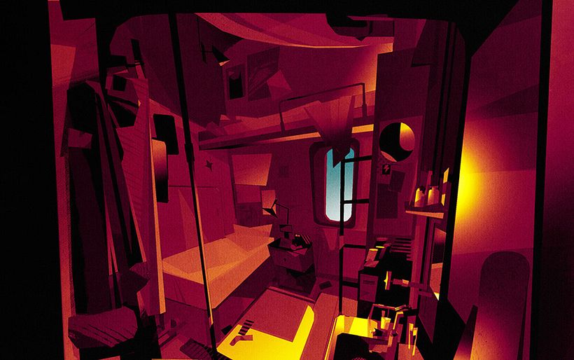 Background art from the ICE episode of Love, Death & Robots season 2.