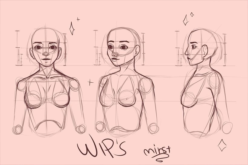 Esboço aprimorado, com pouca lineart