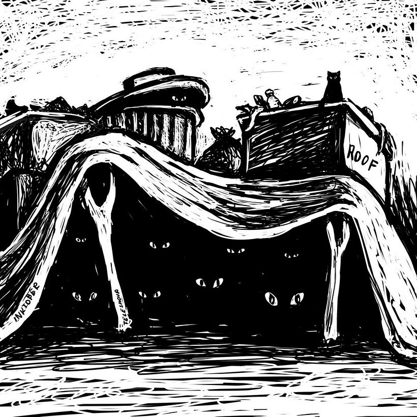 #roof #inktober #day13