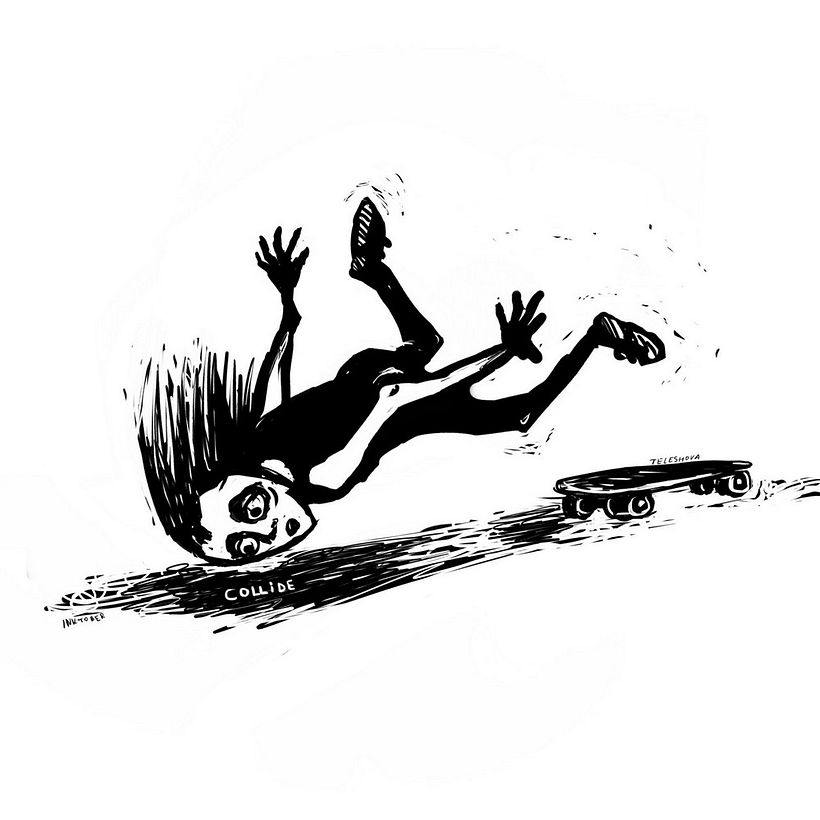 #collide #inktober #day17