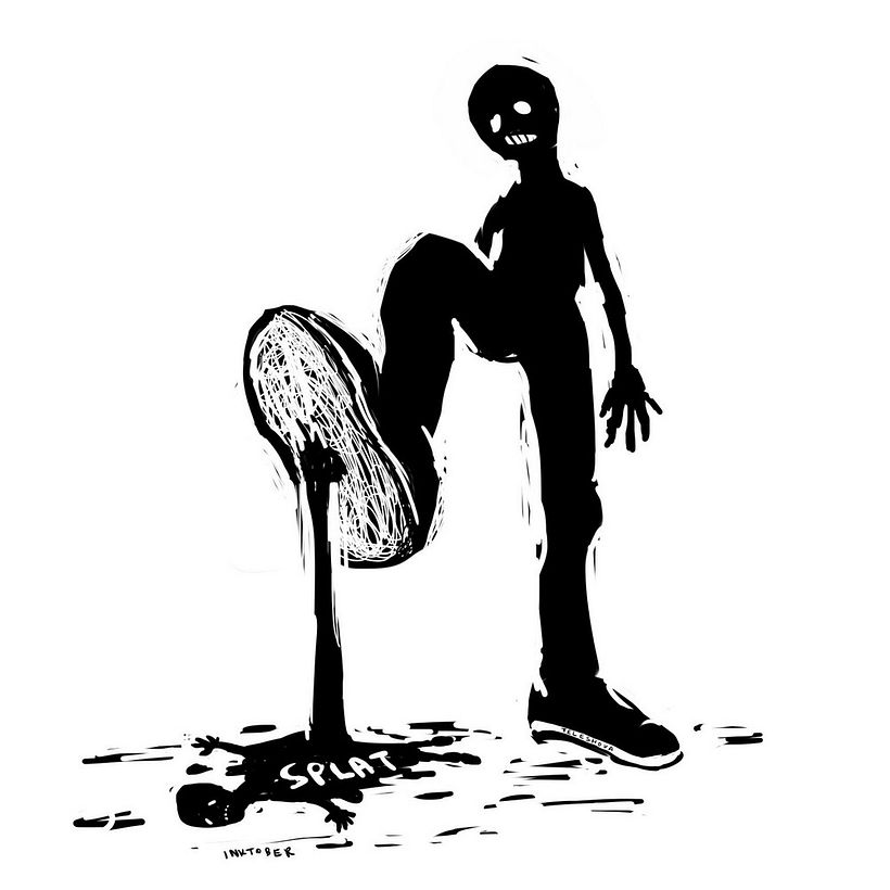 #splat #inktober #day25