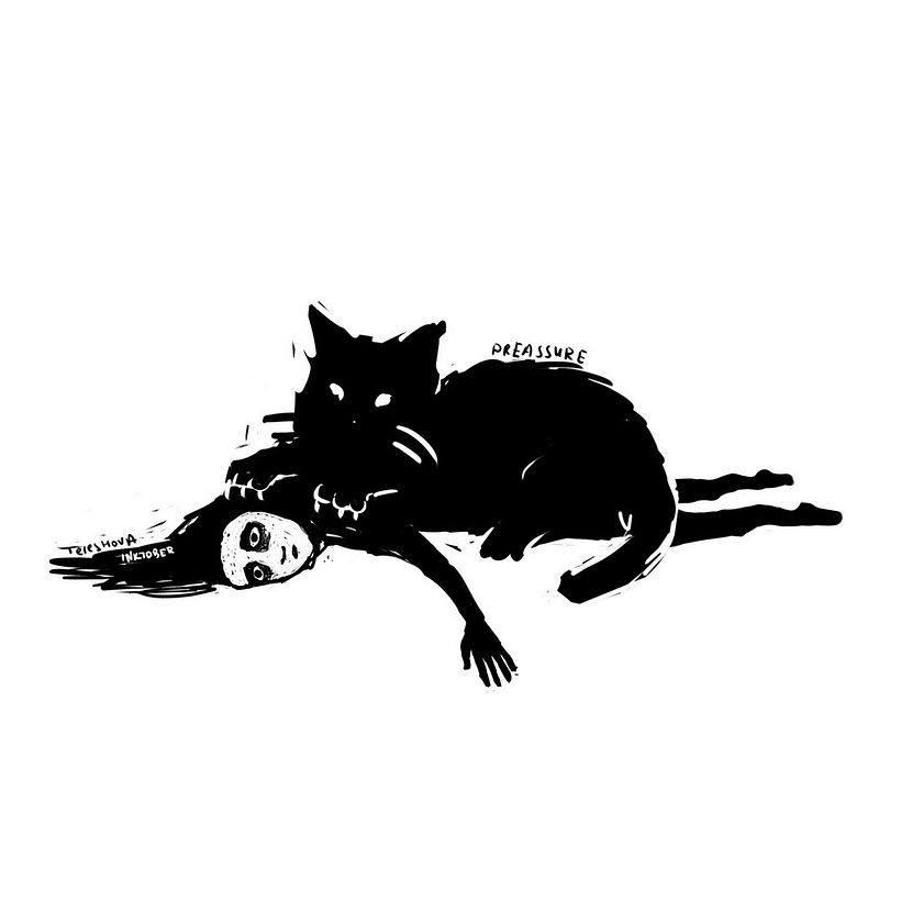 #preassure #inktober #day9