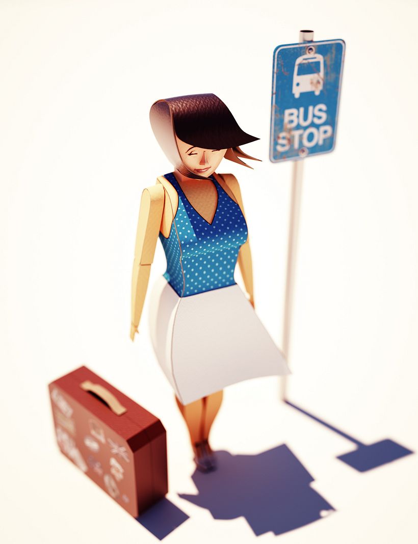 Polkadot in Blue 2