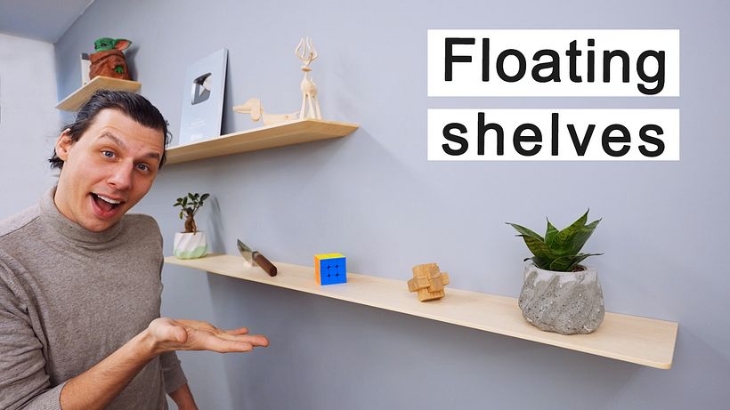 Thin and strong floating shelves 3