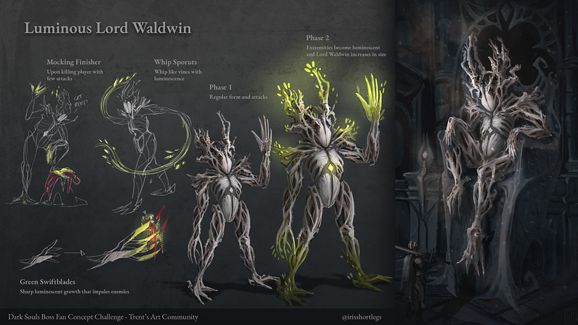 Dark Souls Boss fan character concept 2