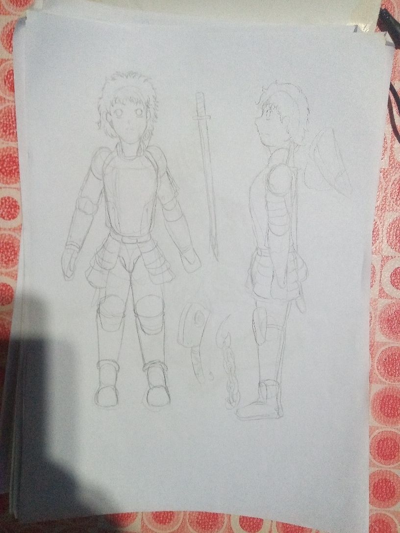 Mi Proyecto del curso: Dibujo de personajes manga desde cero 4