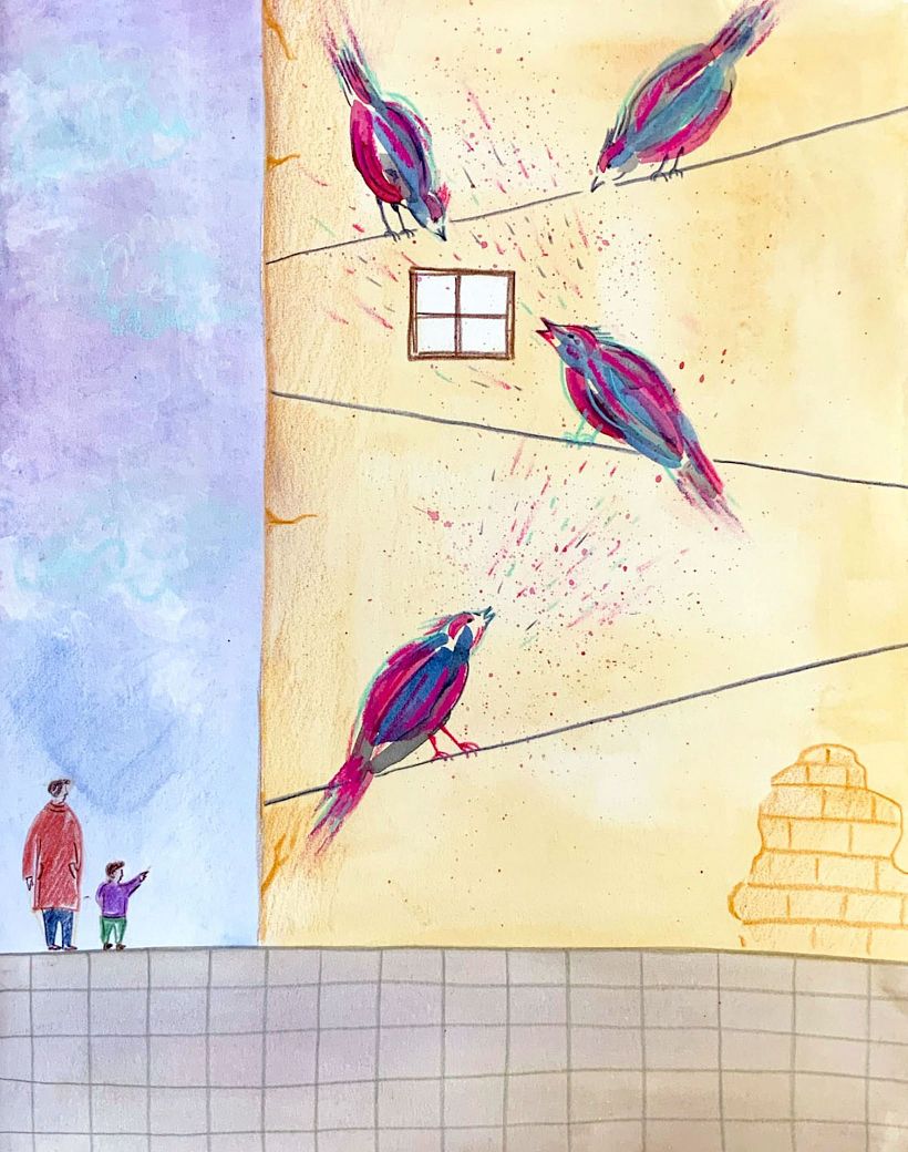 La interpretación de "mural", la consigna del día 15.