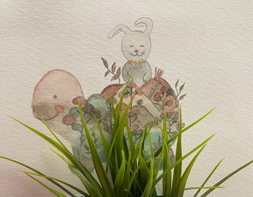 My project in Negative Watercolor Painting for Children's Illustration course 6