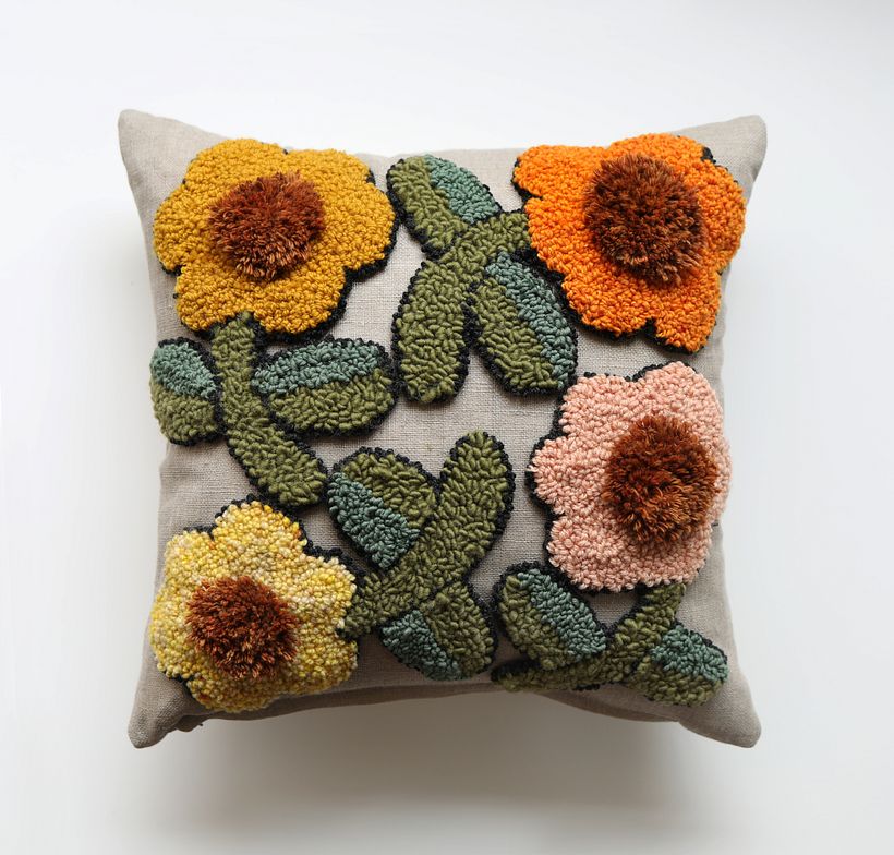 punch needle pillows 5