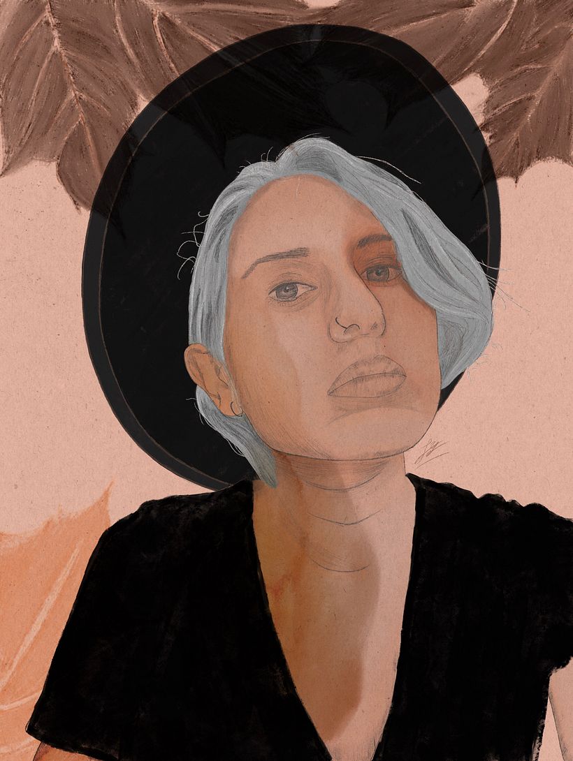 Mi Proyecto del curso: Retrato ilustrado con Procreate 1