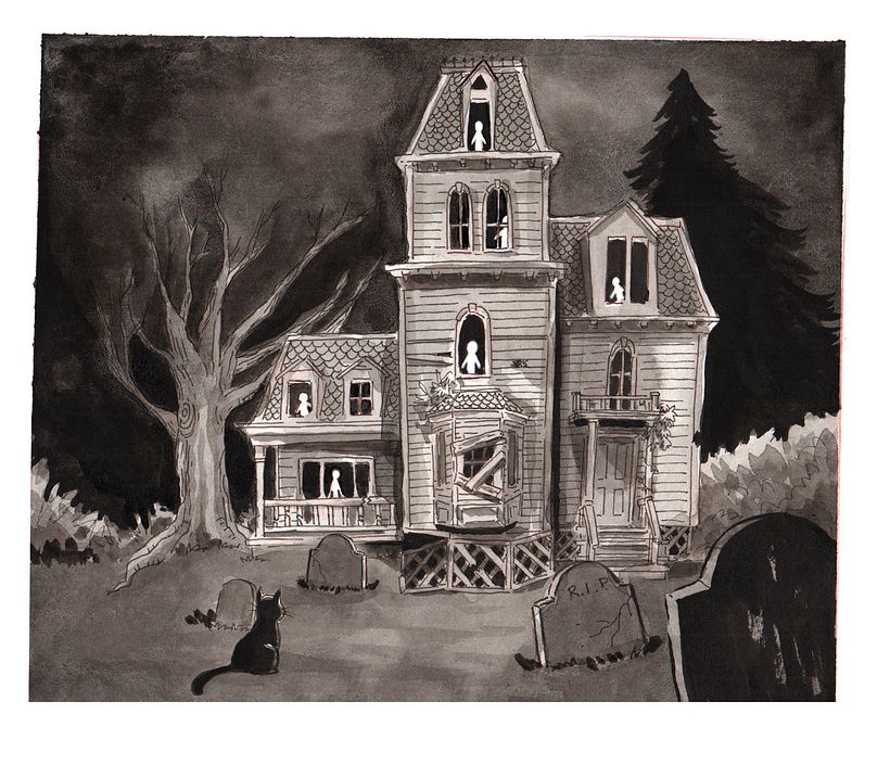 My project in India Ink Illustration with Japanese Influence course 4