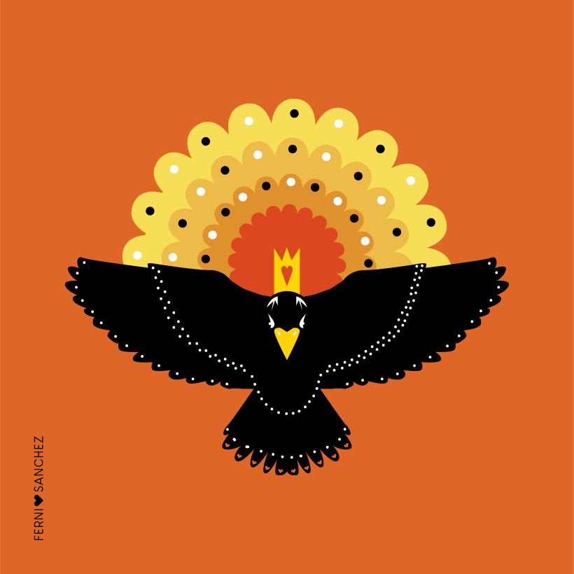 La interpretación de "cuervo" de Fernanda. 