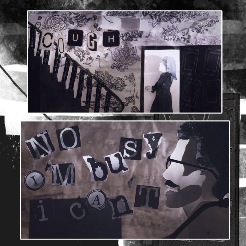 Delphine/No-dogs stills 3 and 4.