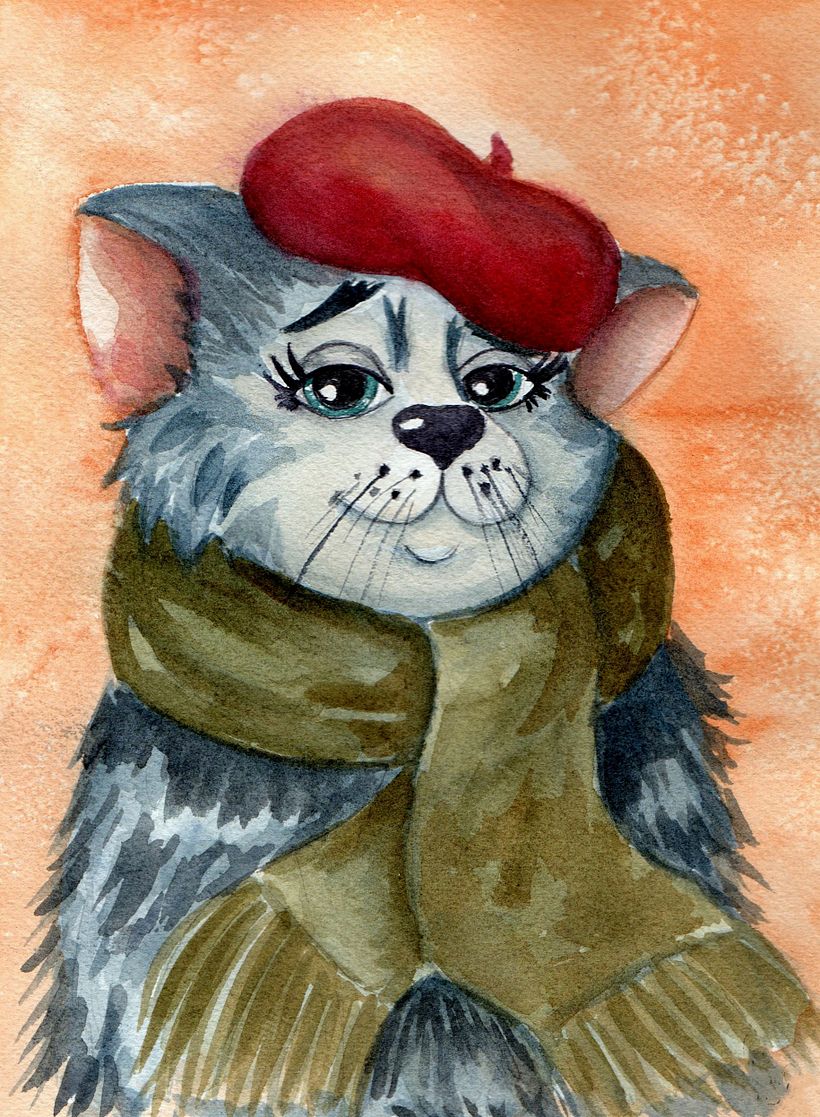 My project in Animal Characters in Watercolor for Children’s Books course 1