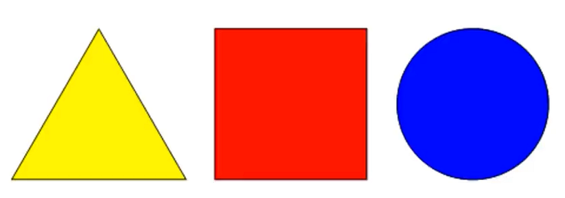 Los triángulos, círculos y cuadrados están repletos de significado.