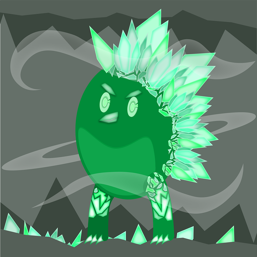 Monstrinho de cristal 1