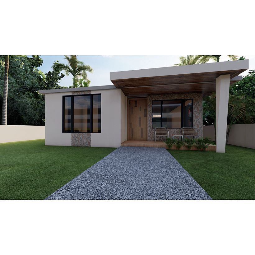 Final Project for Domestika revit course. Casa Tropical 3