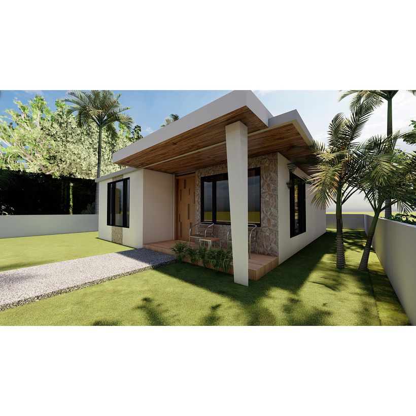 Final Project for Domestika revit course. Casa Tropical 2