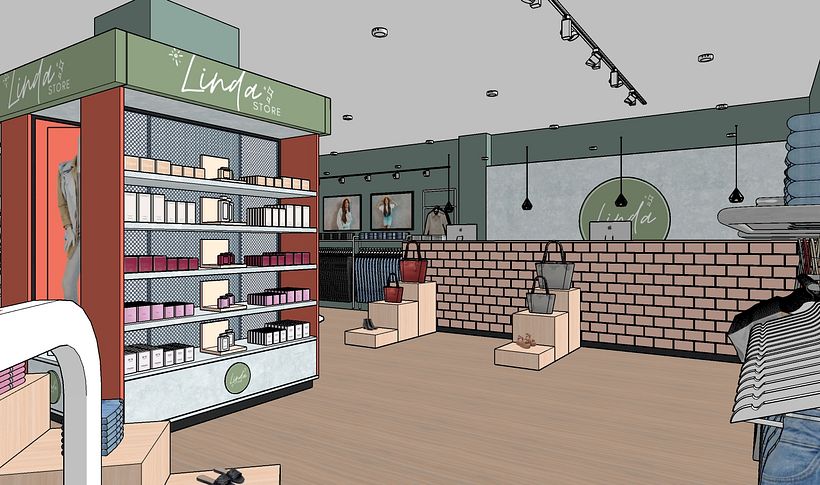 Meu projeto do curso: Criação de projetos de design de interiores com SketchUp 6