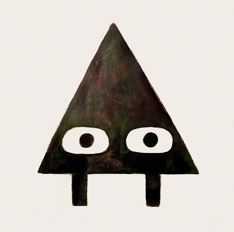 "Triangle" by Mac Barnett and Jon Klassen. Image: Candlewick Press.