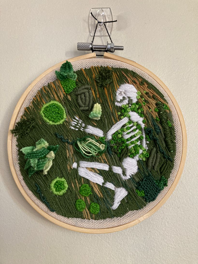 Mi Proyecto del curso: Introducción al bordado en relieve 2