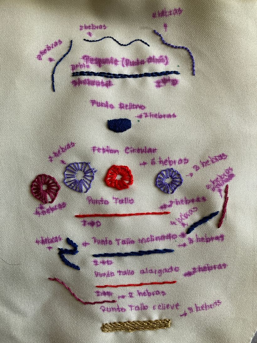 Mi Proyecto del curso: Introducción al bordado en relieve 3