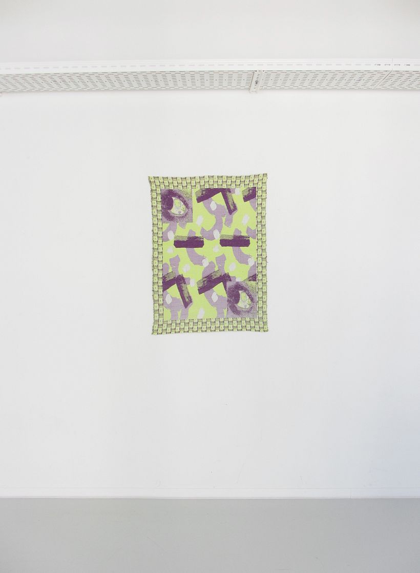 woven wall textile, jacquard