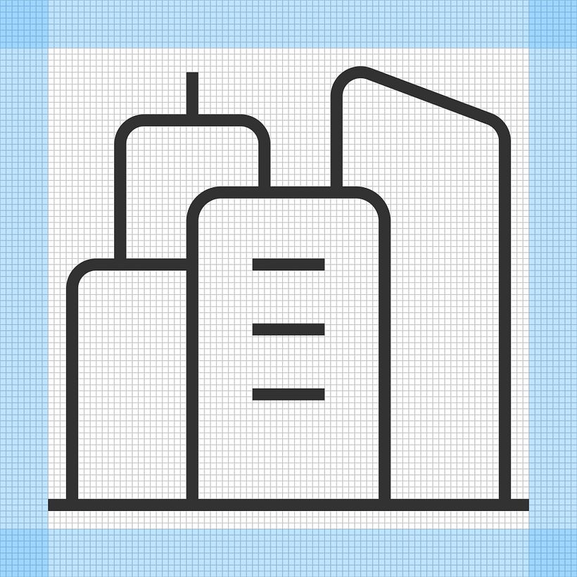 El ícono tiene un tamaño de 96x96 px