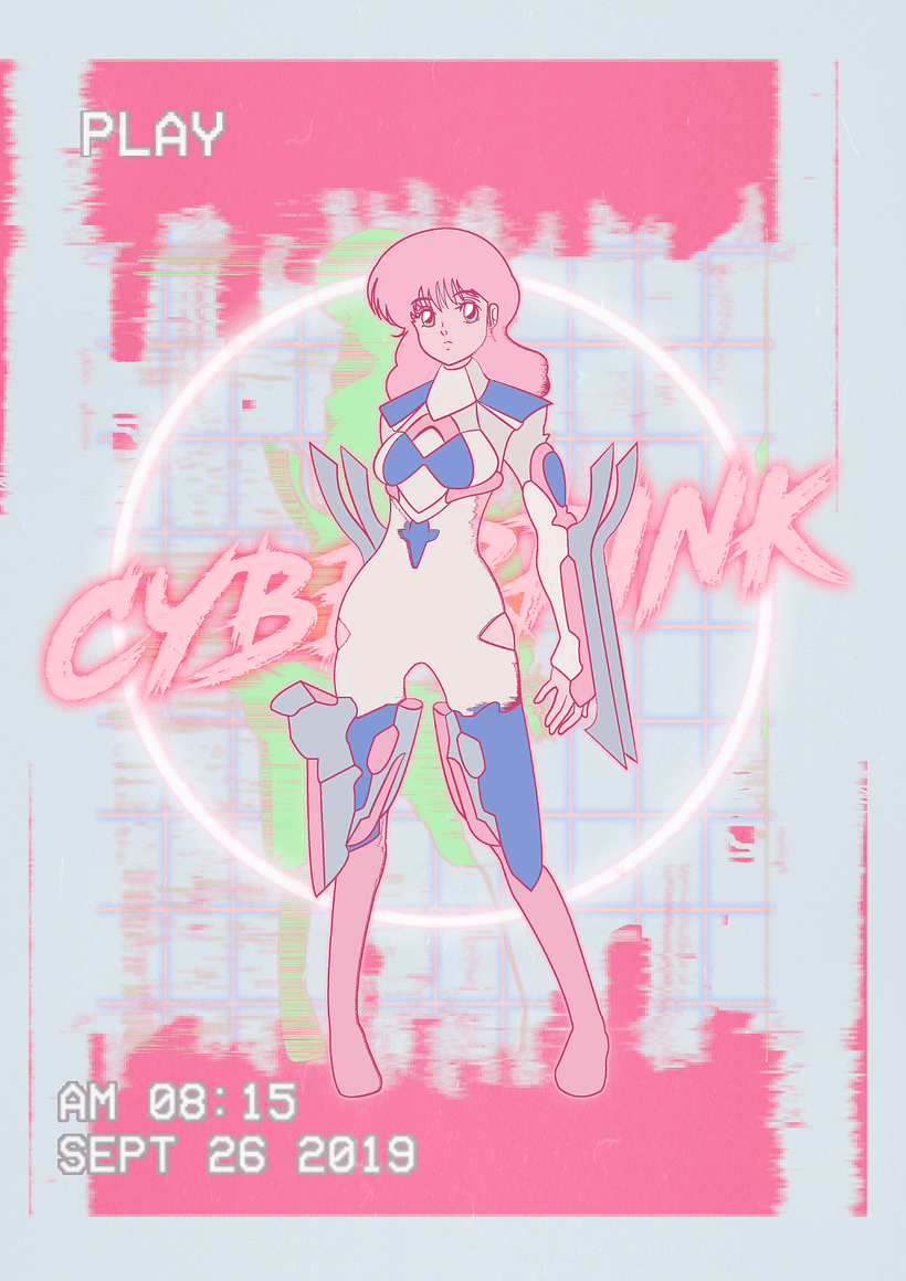 Ilustración cyberpunk 1