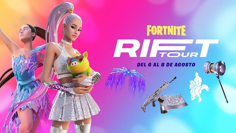Evento de 'Fortnite' con shows de Ariana Grande.