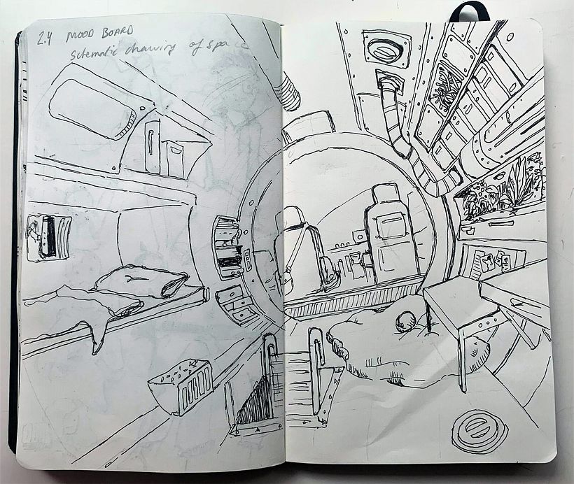 My project in Creative Sketching: Fill Your Illustrations with Life and Detail course 5
