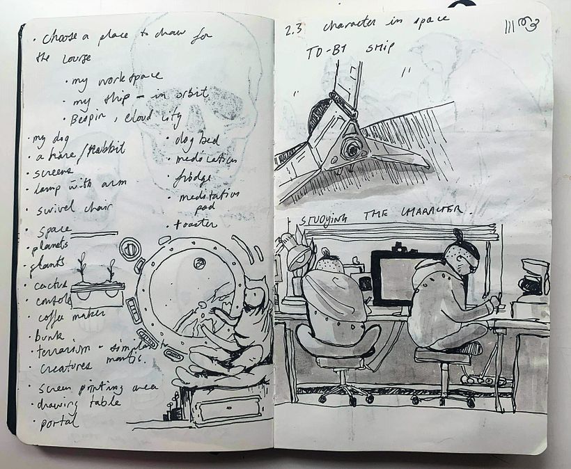 My project in Creative Sketching: Fill Your Illustrations with Life and Detail course 6