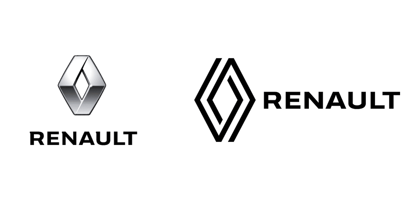 Le nouveau logo de Renault.