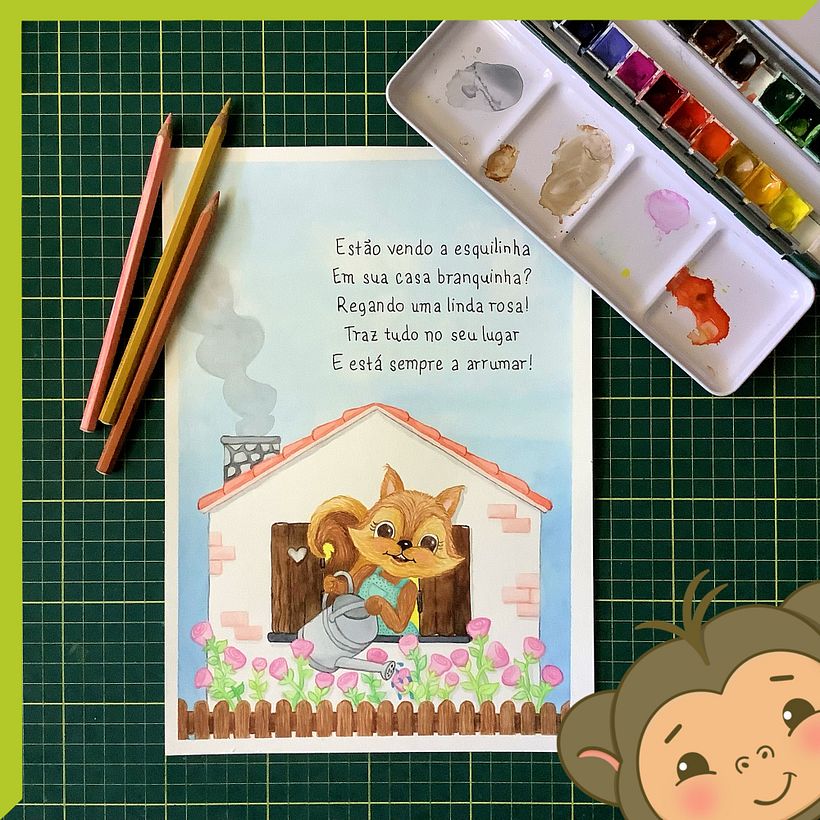 Meu projeto do curso: Ilustração infantil com aquarela 2