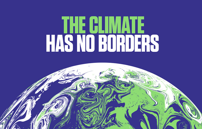 The team opted for simple-but-striking messaging positioning climate change as a global issue requiring collaborative effort.