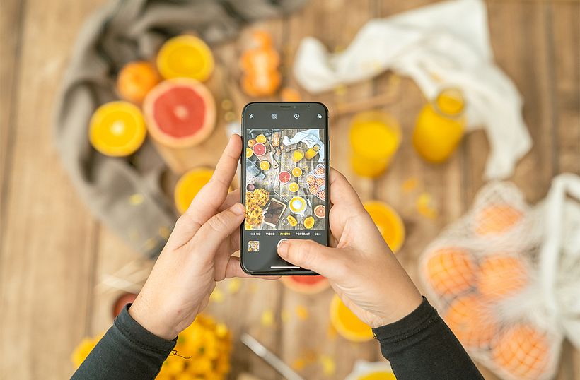 Tu casa está llena de elementos perfectos para fotografía flat lay.  