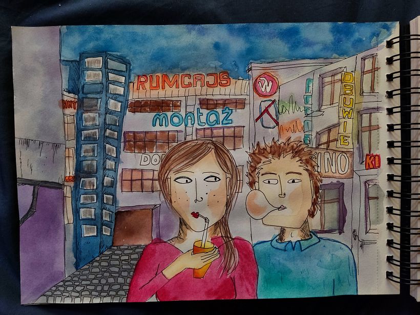 My project in Artistic Watercolor Sketching: Dare to Express Your Ideas course 4