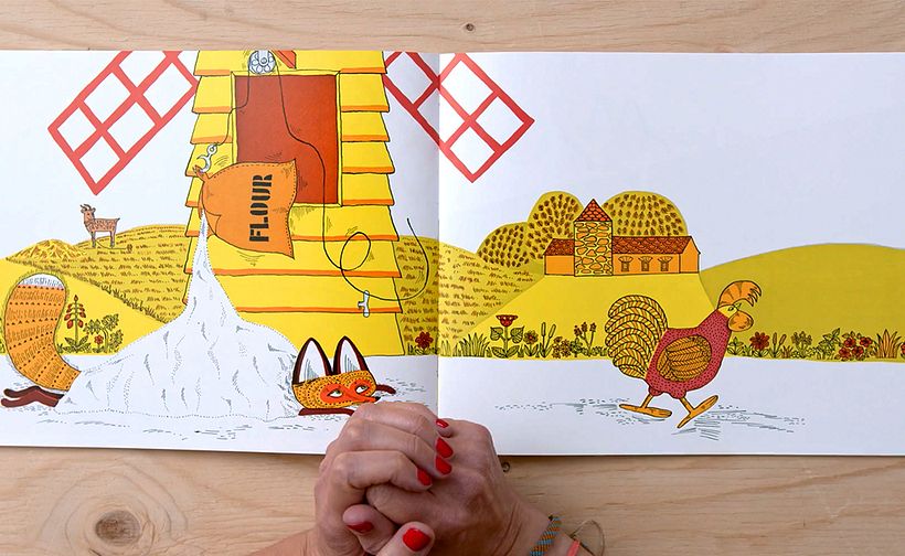 Children's books are also a great source of creative inspiration, like "Rosie's Walk" by Pat Hutchins.