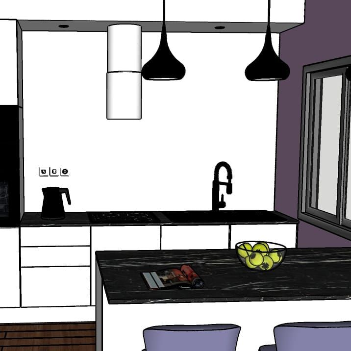 COCINA ABIERTA AL SALÓN - Architecture d'intérieur