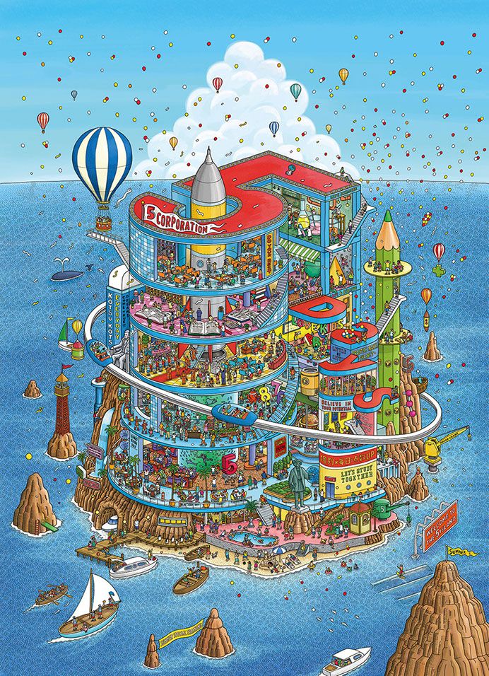 Arte del estudio japonés IC4DESIGN.