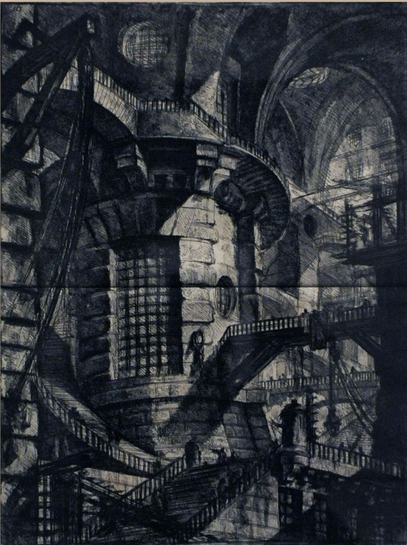 Carceri d’invenzione, by Piranesi.