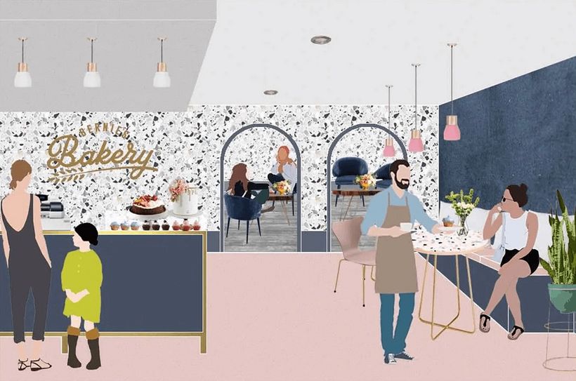 Mixed-media architectural sketches can bring the emotional element back into the sketches.