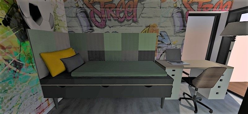 My project in Design of Functional Residential Spaces course 26